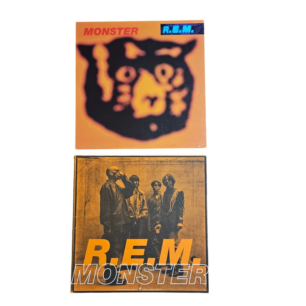 2‎ R.E.M. Monster Vintage 1994 Promo Album Flat Poster 12x12 D/S Warner Bros.